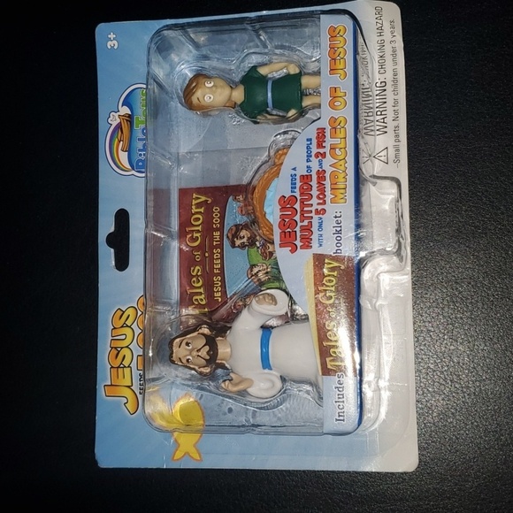 Bible toys Jesus and Boy Figurine Set Tales Of Glory BIBLETOYS - Picture 2 of 4